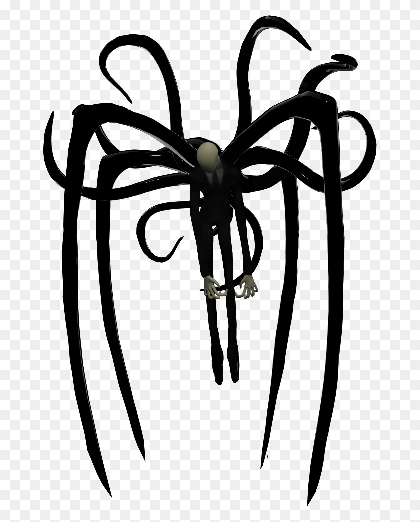 668x984 Spider Legs Slender Slender Man With Tentacles, Pillar, Architecture HD PNG Download