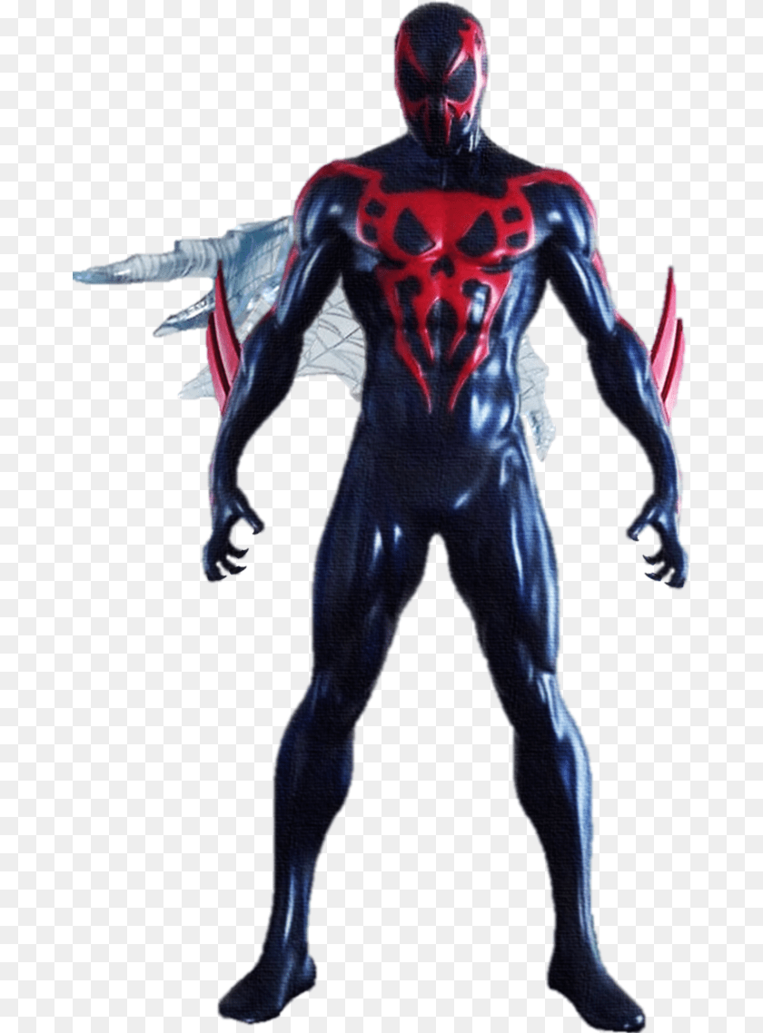 683x1138 Spider Man 2099 Black, Adult, Male, Person, Alien PNG