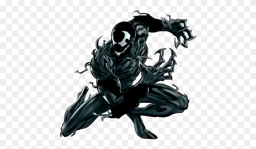454x429 Spider Man Carnage Y Sus Mejores Versiones Riot Symbiote, Person, Human, Stencil HD PNG Download