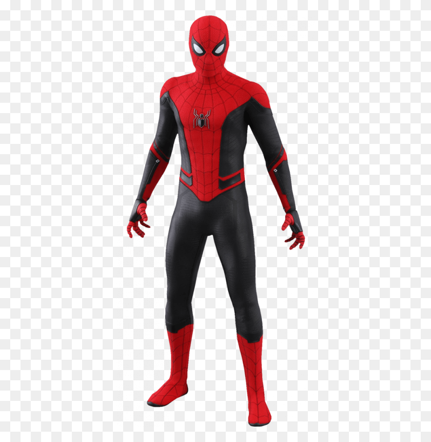 386x800 Spider Man Far From Home Hot Toys, Sleeve, Clothing, Apparel HD PNG Download