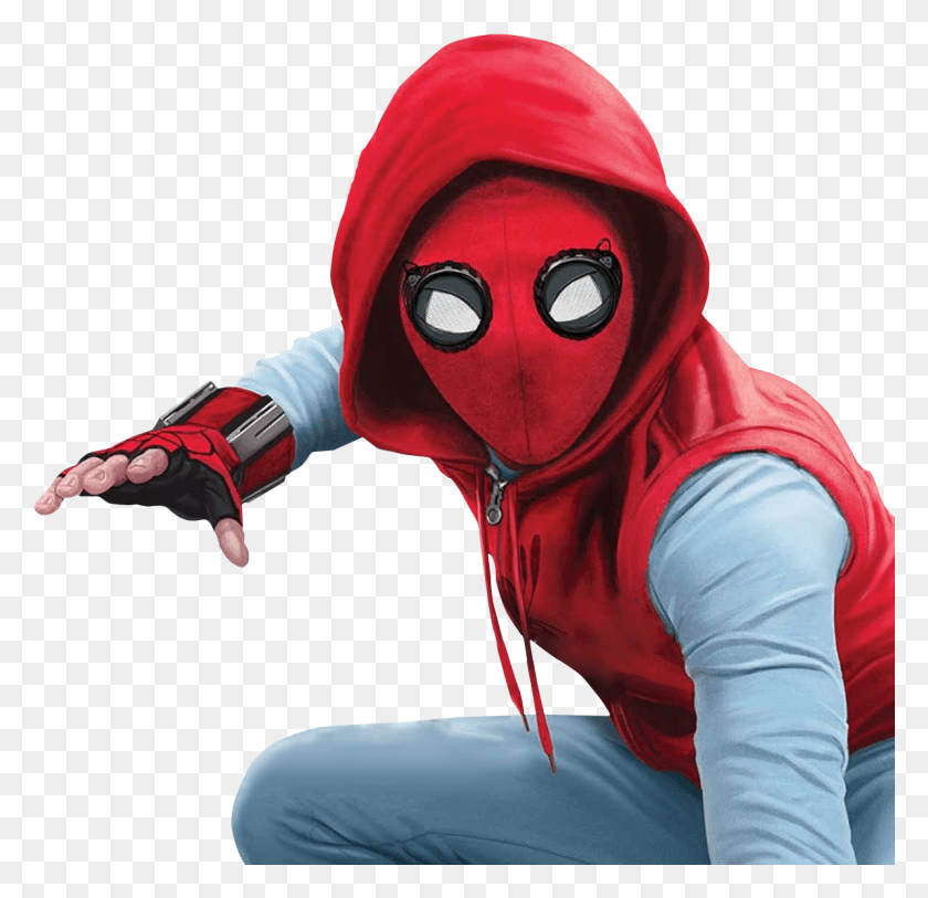 1192x1151 Spider Man Homecoming Homemade Suit, Clothing, Apparel, Person HD PNG Download