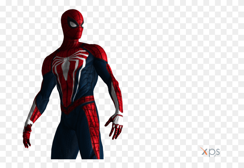 687x519 Spider Man Ps4 Spiderman Ps4 Logo Transparent, Person, Human, Costume HD PNG Download