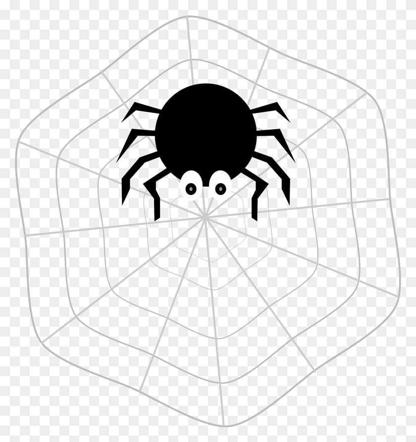 2240x2393 Spider Web Clipart Spider On Web Spider On Web Clipart HD PNG Download