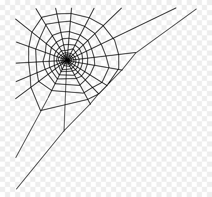 719x720 Spider Web Corner Transparent Background Spider Web Clip Art, Gray, World Of Warcraft HD PNG Download