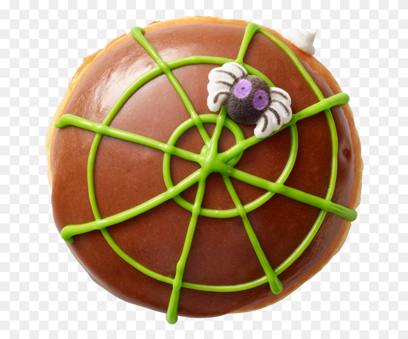 658x638 Spider Web Doughnut Chocolate Cake, Sweets, Food, Confectionery HD PNG Download