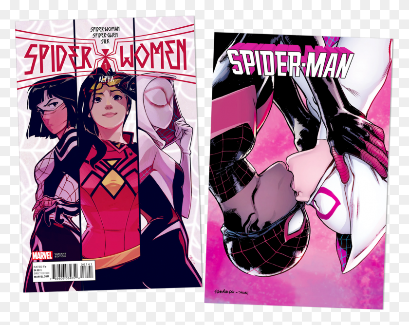 1555x1211 Spider Woman, Comics, Book, Person HD PNG Download