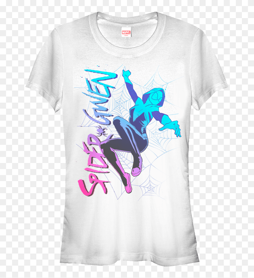 687x861 Spider Woman Into The Spider Verse Shirt Qwen, Clothing, Apparel, T-shirt HD PNG Download