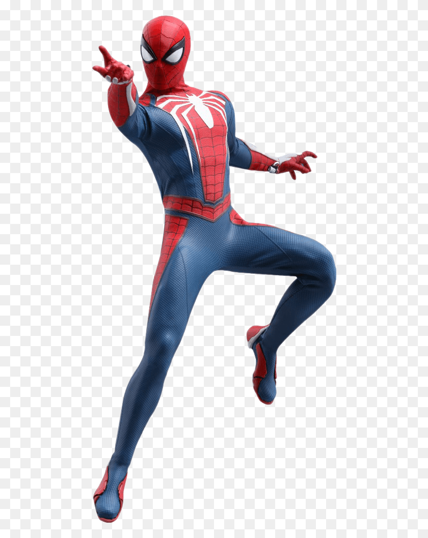 480x997 Spiderman Traje Avanzado Traje, Pantalones, Ropa, Vestimenta Hd Png