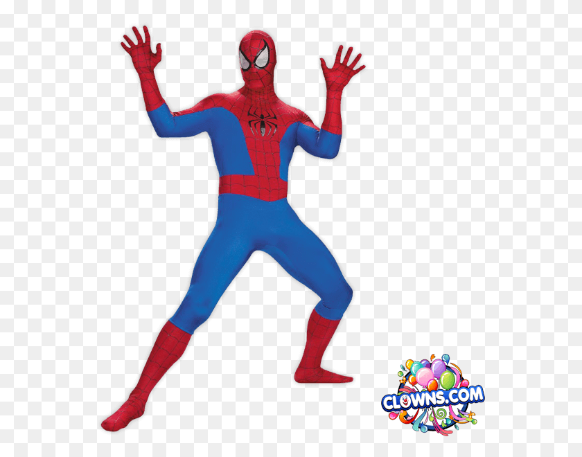 561x600 Spiderman Character Rental New York Spiderman Costume Deluxe, Person, Human, Clothing HD PNG Download