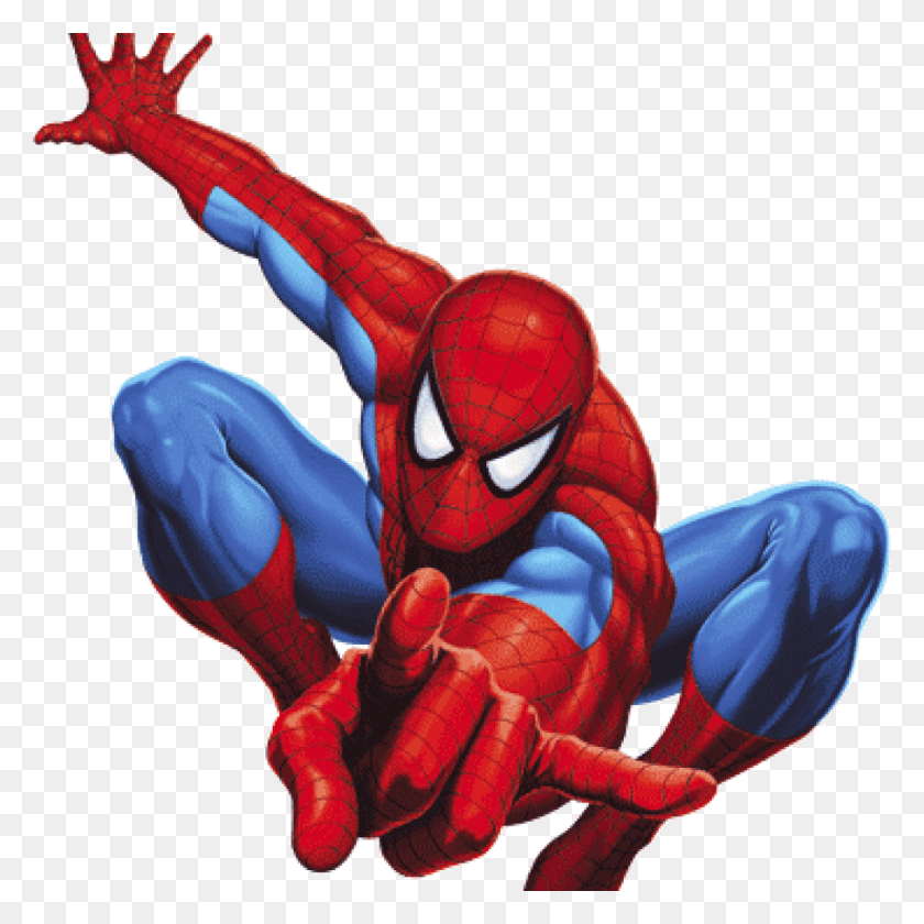 1024x1024 Spiderman Clip Art Spider Man Clipart Clipart Panda Spider Man Cartoon Superheroes, Hand, Hook, Heart HD PNG Download
