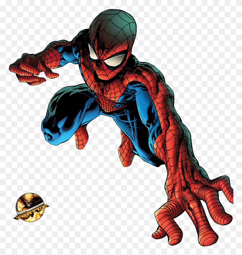 1262x1330 Spiderman Comic Spiderman Comic Render, Person, Human, Batman HD PNG Download