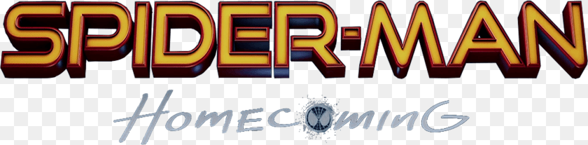 Spiderman Homecoming Logo, Light Clipart PNG