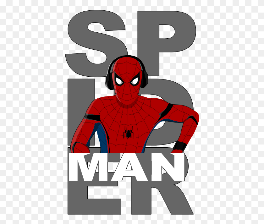 428x653 Spiderman Homecoming Spider Man, Text, Graphics HD PNG Download