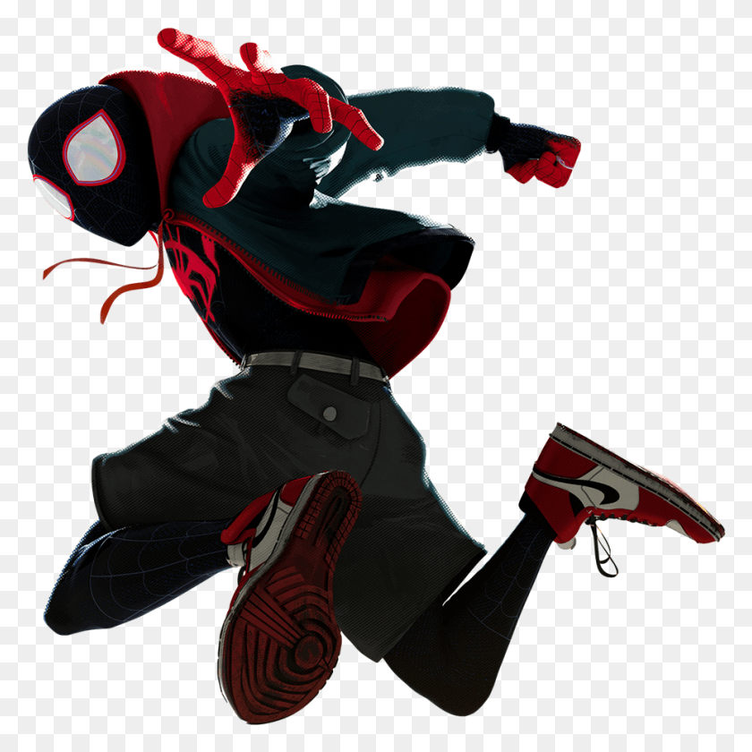 926x927 Spiderman Into The Spider Verse, Person, Human, Shoe HD PNG Download