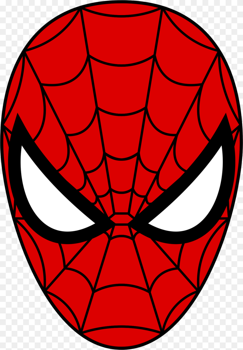 1114x1600 Spiderman Logo Clipart Clip Art, Mask Sticker PNG