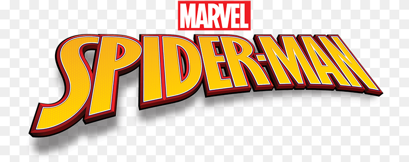 742x334 Spiderman Logo Marvel Spiderman Logo Yellow, Food, Ketchup Transparent PNG