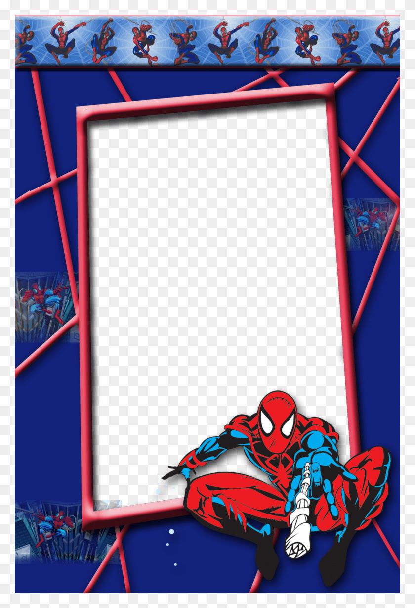 1067x1600 Spiderman Pictures Frame Clipart Card Making Inspiration Spiderman Frame, Person, Human, People HD PNG Download