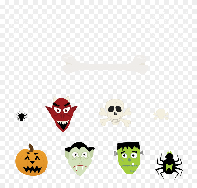 1200x1139 Spiderwebs Cartoon, Pillow, Cushion, Halloween HD PNG Download