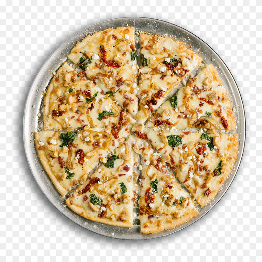 850x851 Spinach Alfredo Pizza Pie Five Pizza, La Comida, Plato, Comida Hd Png