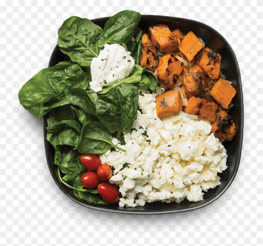 1040x969 Spinach Goat Cheese Scramble Blue Cheese, Plant, Vegetable, Food HD PNG Download
