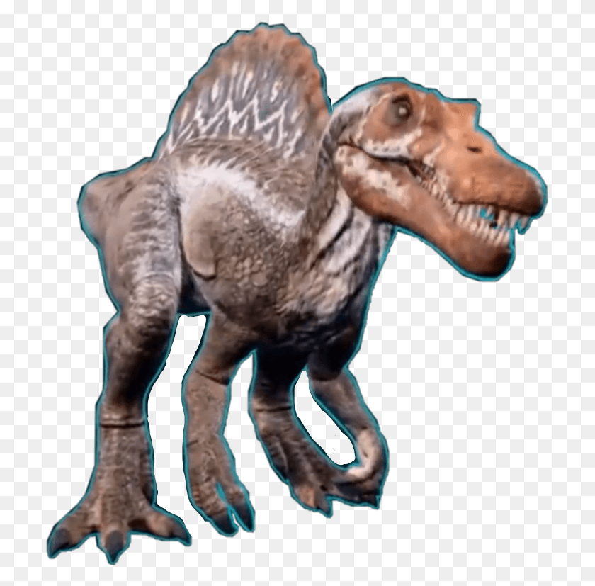 710x767 Spinosaurus Sticker Tyrannosaurus, Dinosaur, Reptile, Animal HD PNG Download