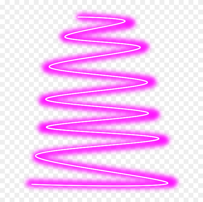 676x778 Spiral Line Neon Geometric Pink Border Frame Red Neon Spiral, Purple, Light, Coil HD PNG Download