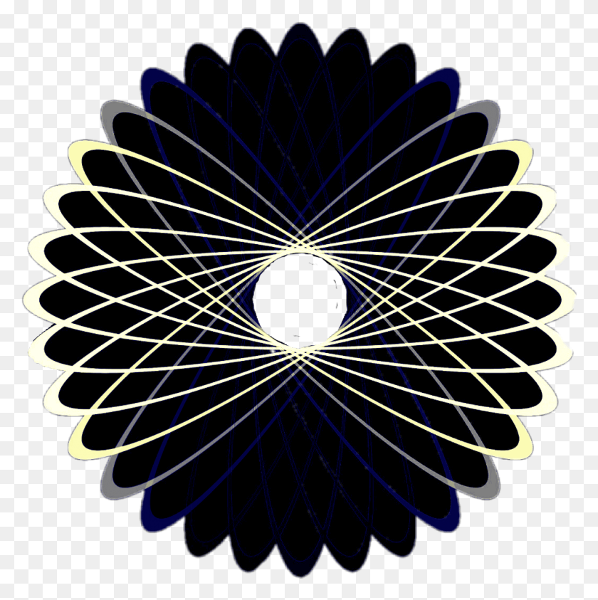 989x993 Спираль Стикер 100 Чистый Логотип, Орнамент, Узор, Фрактал Png Скачать