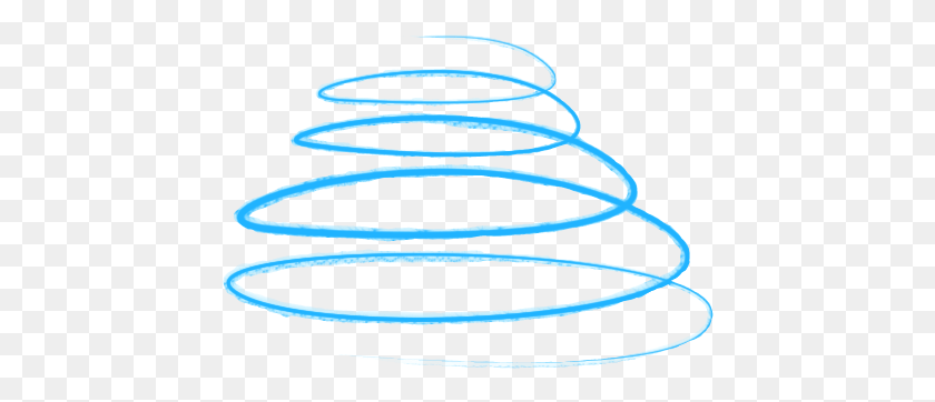 442x302 Spiral Sticker Circle, Coil, Wire HD PNG Download