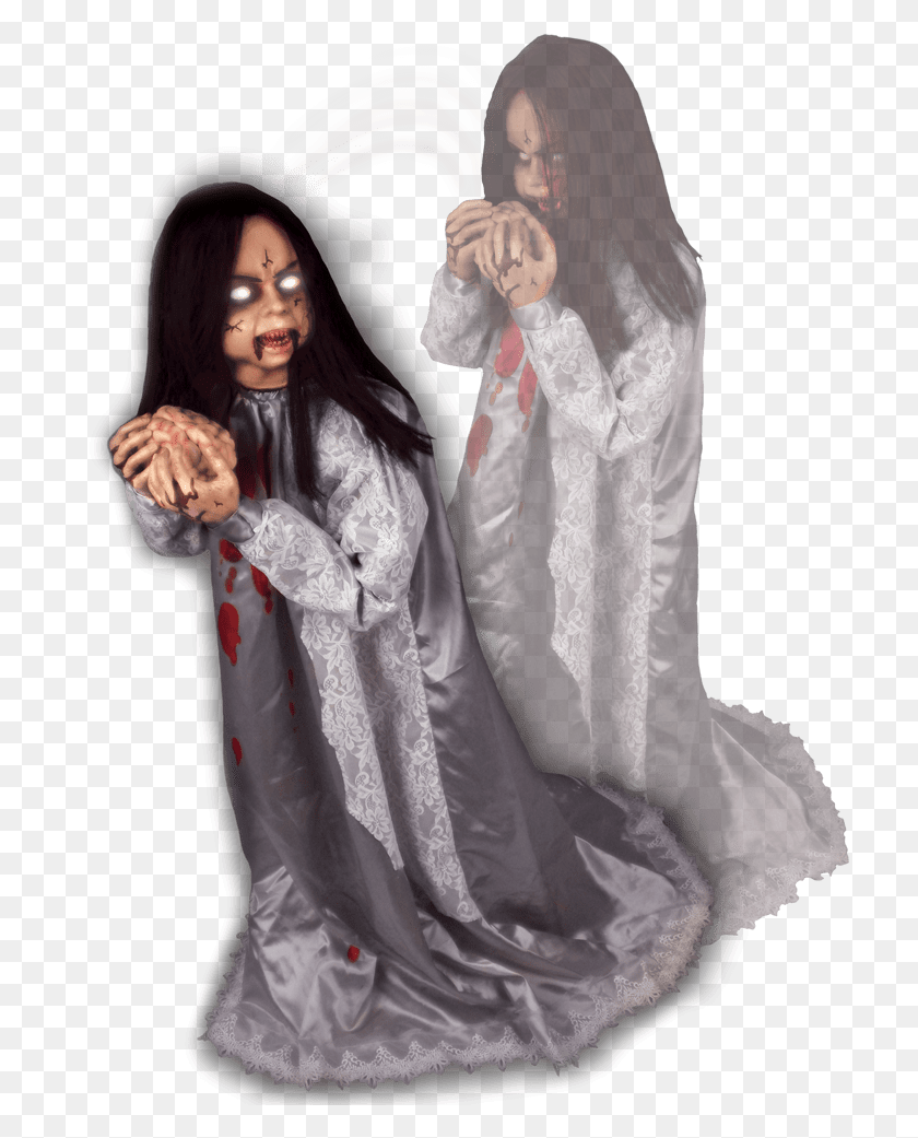 714x981 Spirit Halloween Zombie Girl Spirit Halloween Rosemary Zombie Girl, Clothing, Apparel, Fashion HD PNG Download