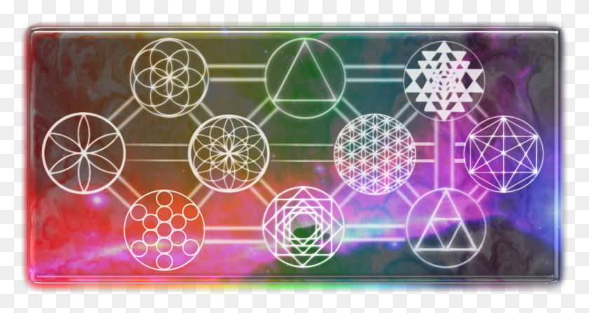 1064x529 Spirit Molecules And Geometric Patterns Circle, Graphics, Pattern HD PNG Download