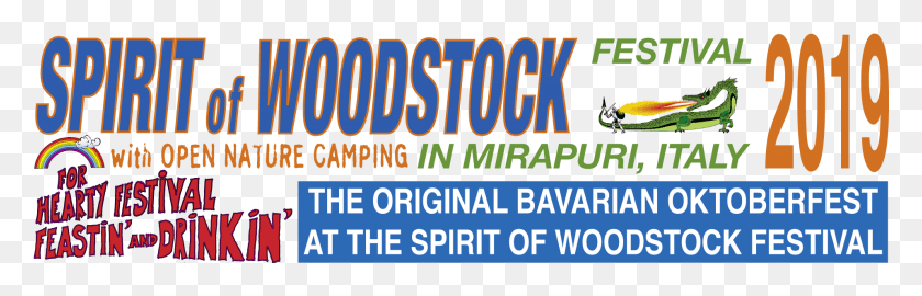 1915x517 Spirit Of Woodstock Festival Logo Woodstock Festival, Text, Word, Alphabet HD PNG Download