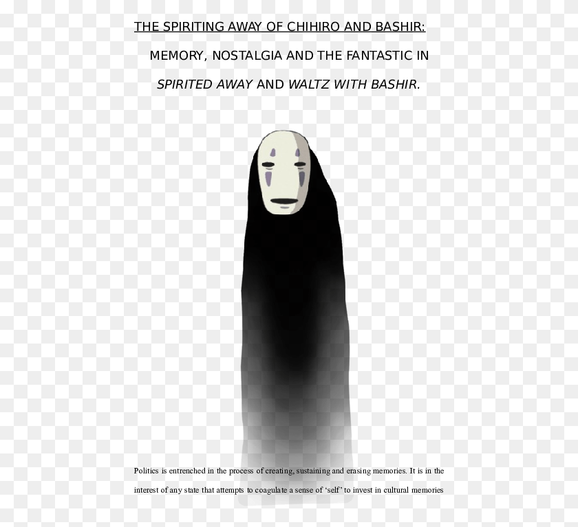 451x707 Spirited Away No Face Poster HD PNG Download