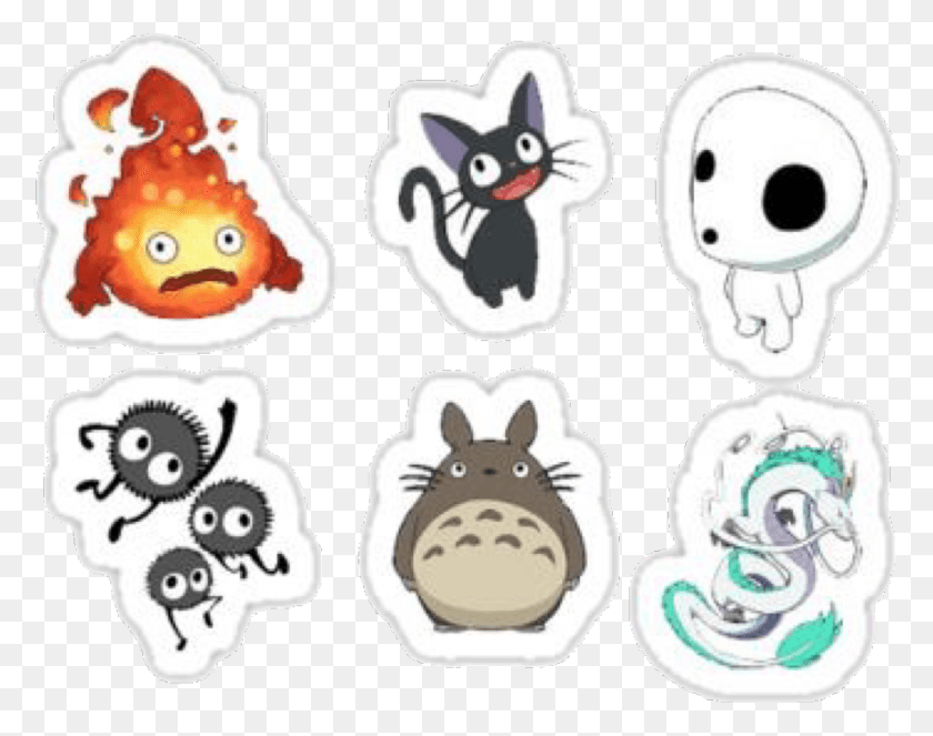 1024x792 Spiritedaway Totoro Totorolove Noface Animation Printable Studio Ghibli Stickers, Snowman, Winter, Snow HD PNG Download