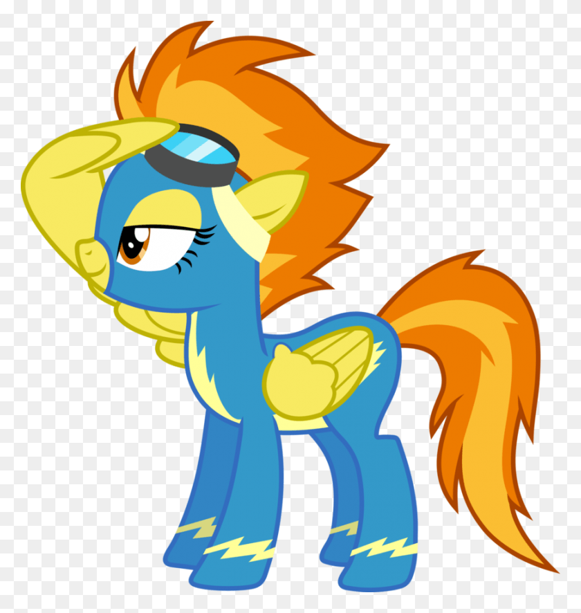 868x920 Spitfire Salute By Frownfactory Mlp Spitfire Shocked, Graphics, Flare HD PNG Download