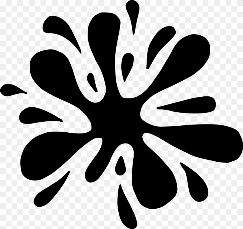 Splash Bubble Vector, Gray Sticker PNG