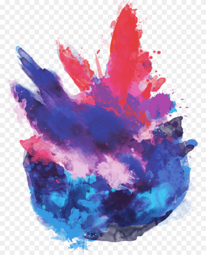 Splash Colors, Crystal, Mineral, Art, Graphics PNG