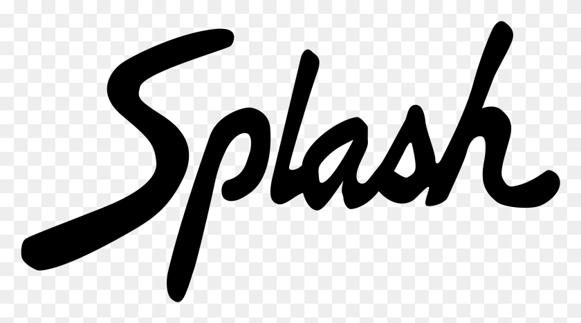 2191x1147 Splash Logo Transparent Splash Logo, Arrow, Symbol, Moon HD PNG Download