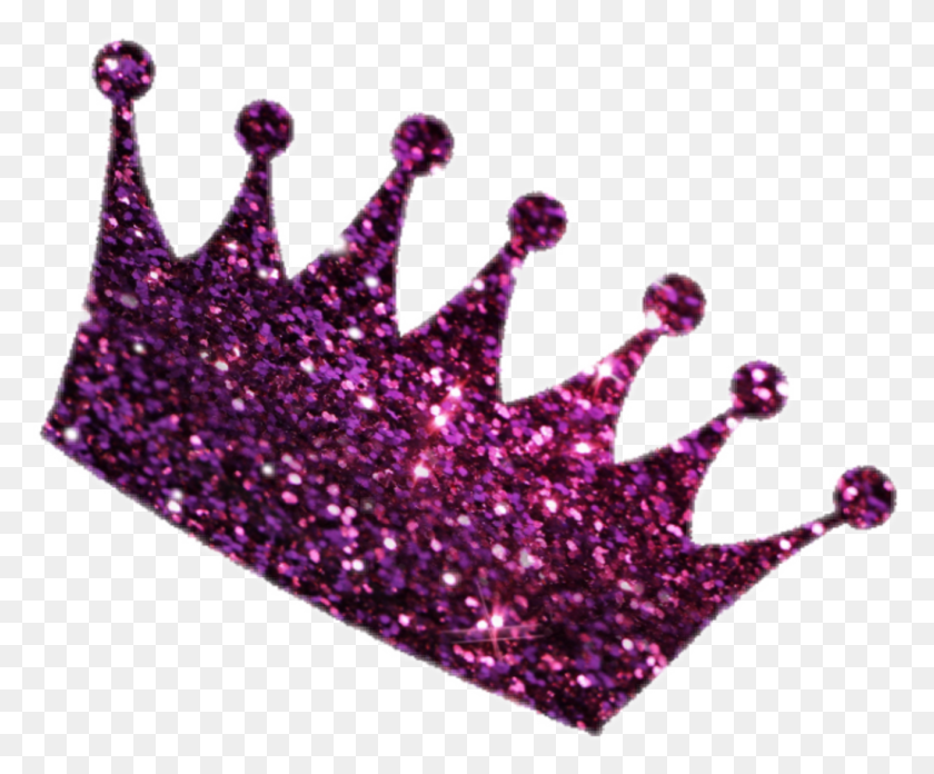1024x835 Splash Sparkles Purplehair Pink Crown Corona Todo Color Silver Glitter Crown Clipart, Accesorios, Accesorio, Joyas Hd Png