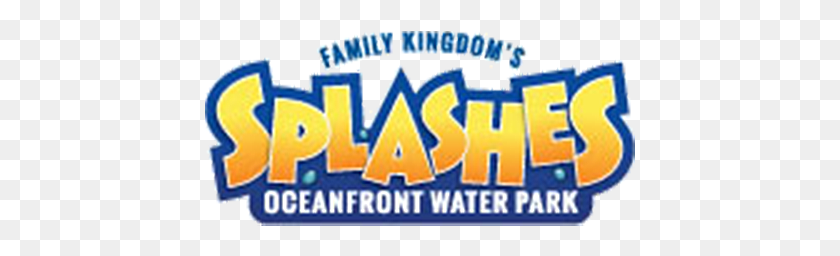 431x196 Splashes Water Park Graphic Design, Text, Outdoors, Pac Man Descargar Hd Png