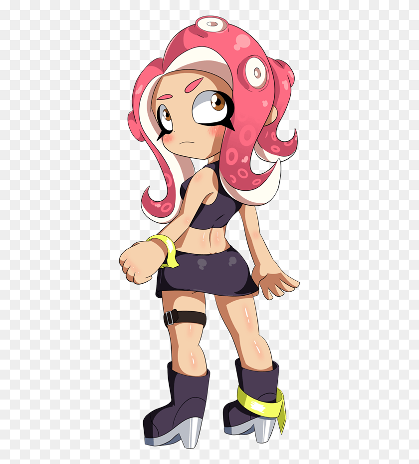 365x869 Splatoon 2 Octo Expansion Fanart Nude, Costume, Person, Human HD PNG Download