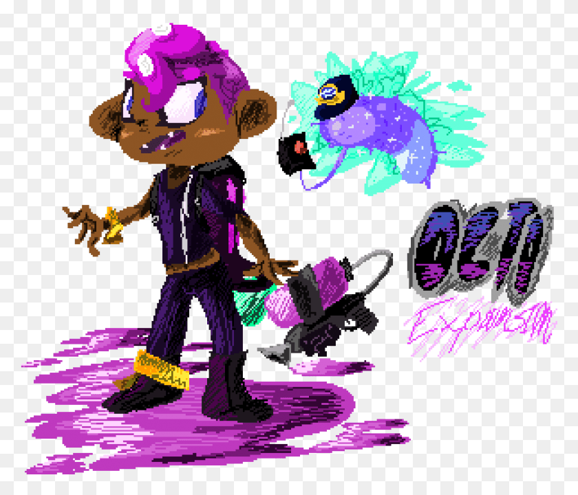 901x763 Splatoon 2 Octo Expansion Illustration, Purple, Graphics HD PNG Download