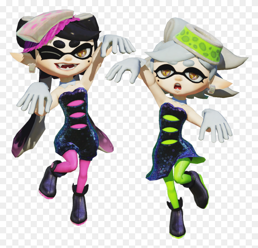 1033x991 Splatoon 2 Squid Video Game Squid Sisters, Person, Human, Sunglasses HD PNG Download