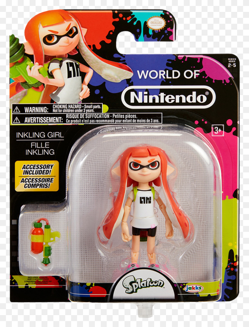 792x1057 Splatoon Action Figure Inkling Girl, Toy, Advertisement, Poster HD PNG Download