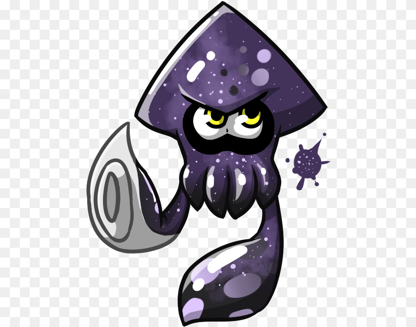 494x660 Splatoon Purple Galaxy Squid Splatoon 2 Purple Squid, Art, Graphics, People, Person Clipart PNG