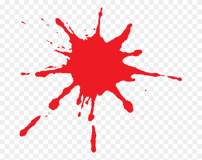 677x606 Splatter Clipart Image Paint, Stain, Graphics HD PNG Download