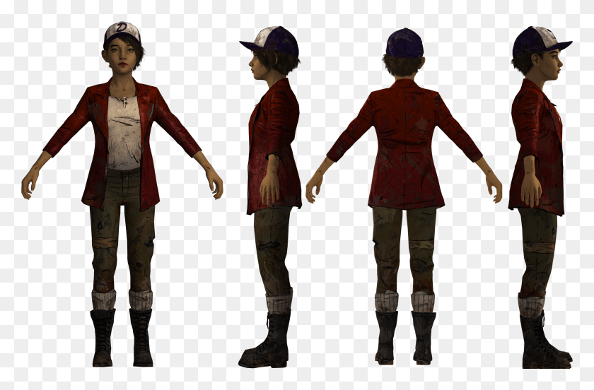 3135x1978 Spoilera Better Look At Clementines New Outfit Clementine Walking Dead Outfit, Clothing, Apparel, Person HD PNG Download