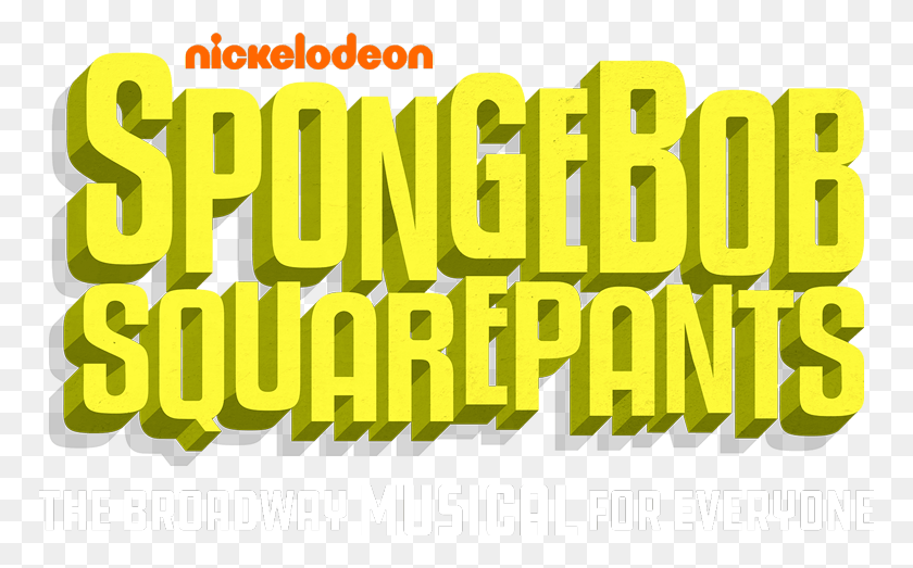 768x463 Spongebob Broadway Musical Logo, Text, Word, Plant HD PNG Download
