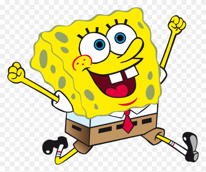 900x742 Spongebob Laughing Spongebob Squarepants, Clothing, Apparel, Helmet HD PNG Download