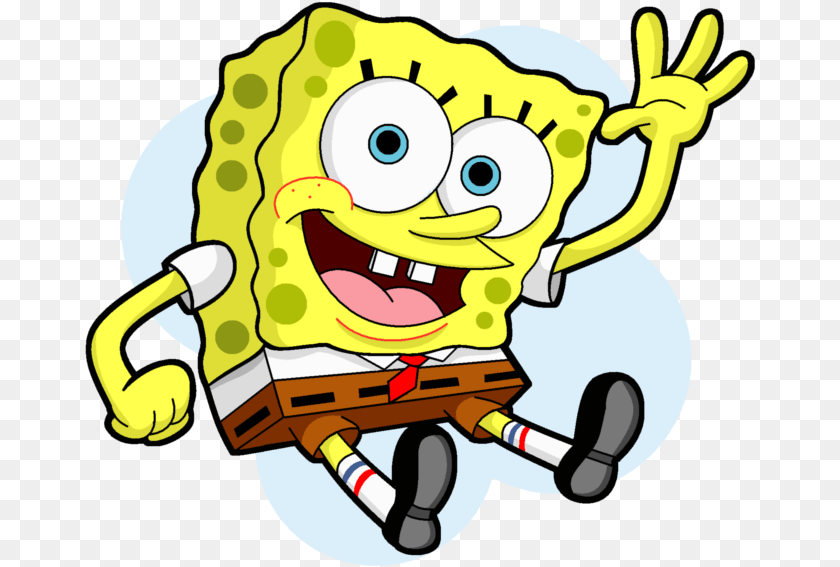 Spongebob Nicktoon Art, Cartoon Clipart PNG