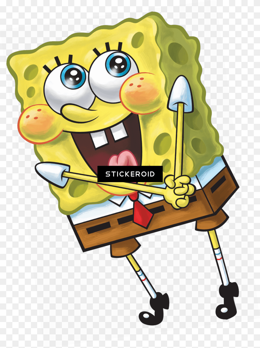 Spongebob No Background Sponge Bob Square Pants, Art, Painting PNG